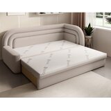 ELTAP Bež baršunasti sklopiva/s prostorom za odlaganje sofa s desnim kutom 223 cm Fabillo – | shoptok.hr