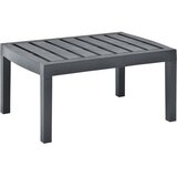  Vrtna mizica antracitna 78x55x38 cm plastična | Shoptok.si