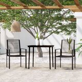  3-dijelni vrtni blagovaonski set crni | shoptok.hr
