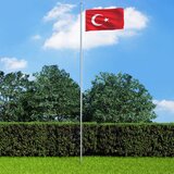 vidaXL Turška zastava 90x150 cm | Shoptok.si