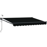  Električni zložljiv senčnik Črna 3 x 2,5 m, (5000205940) | Shoptok.si