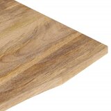  Ploča za radni stol zaobljena 110x60x2,5 cm od drva manga | shoptok.hr