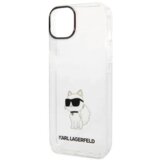 Karl Lagerfeld KLHCP14MHNCHTCT za iphone 14 plus prozorna silikonska zaščita - iml nft choupette | Shoptok.si
