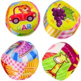  Set šarenih i edukativnih loptica Zvečka - 4u1 | shoptok.hr
