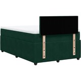 Box spring krevet s madracem tamnozeleni 120x200 cm baršunasti | shoptok.hr