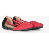 Gemre Red Suede Children's Ballet Flats Kortes | Shoptok.si