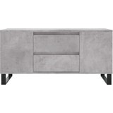  Stolić za kavu boja betona 102x44 5x50 cm od konstruiranog drva | shoptok.hr