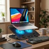 Wozinsky WDCX-015 StormPad RGB Gaming Cooling Laptop stalak crni | shoptok.hr