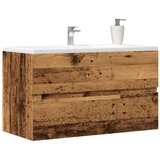 Maison Chic Kopalniška viseča omarica - Kopalniške omarice starinski les 80x38,5x45 cm inž. les, (21794870) | Shoptok.si