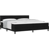 vidaXL Krevet s podnicom i madracem Crna 200x200 cm Tkanina Cijene
