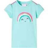  Dječja majica svijetla boja mente | shoptok.hr