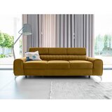 ELTAP Senf žuta baršunasti sklopiva sofa 261 cm Laurence – | shoptok.hr
