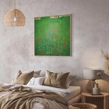  Slika - Gustav Klimt – Poppy Field 40x40 U prirodnom drvenom okviru | shoptok.hr