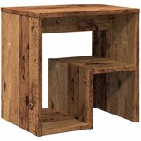  Noćni ormarić boja staro drvo 40x30x40 cm od konstruiranog drva | shoptok.hr
