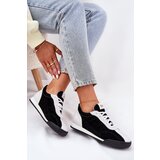 Laura Messi Ladies Leather Sports Shoes 2935 Black | Shoptok.si