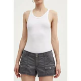Hollister Co. Kratke hlače ženske, siva barva, KI349-4191-131