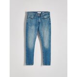 Reserved - Slim traperice isprana izgleda - indigo jeans | shoptok.hr