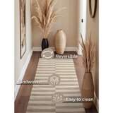 Hanse Home Bijela/svjetlo smeđa obostrana/ručno rađena vunena staza 80x200 cm Vika – | shoptok.hr