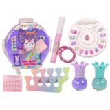  Otroški set kozmetike za nohte 9 kos - vijoličen | Shoptok.si