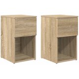 Ormarić za krevet 2 pcs Hrast sonoma 29 x 31,5 x 49 cm | Eponuda.com