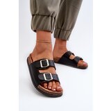 Boto FG2 Women's Sandals with Buckles Black Oliena | shoptok.hr