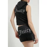 Juicy Couture Žametno krilo črna barva