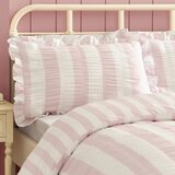 Catherine Lansfield Ružičasta posteljina za krevet za jednu osobu 135x200 cm Seersucker Frill Stripe – | shoptok.hr