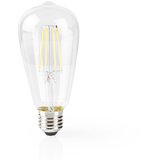 Nedis 5W 500lm E27 LED Wi-Fi Connected Filament Bulb ST64 Shape, Prozorna, (5000277677) Cene