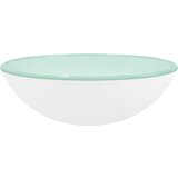 Maison Chic Umivalnik - Kopalna umivalnik - Lavabo kaljeno steklo 42x14 cm bel, (21684618) | Shoptok.si