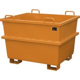 eurokraft pro Univerzalni zabojnik, prostornina 0,75 m³, rumeno oranžne barve | Shoptok.si