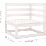  Vrtni kotni kavč z antracitnimi blazinami trdna borovina, (20778153) | Shoptok.si