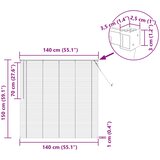  Venecijanska roleta Srebrno Siva 150 x 140 cm PVC | shoptok.hr