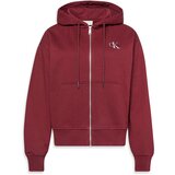 Calvin Klein Jeans Jopa na zadrgo temno rdeča / črna / bela Cene