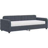 vidaXL Dnevna postelja z vzmetnico temno siva 80x200 cm žamet | Shoptok.si