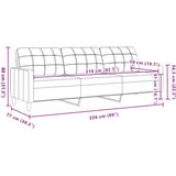 vidaXL Trosed taupe 210 cm blago | Shoptok.si