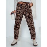DStreet Spodnie damskie oversize PANTHERIN chinos wiązane w panterkę Cene