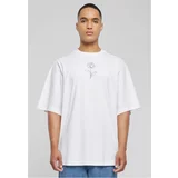 Merchcode Men's T-shirt Spring Rose Huge - white