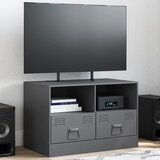 Maison Chic TV omarica - TV stojalo - Televizijska omarica antracitna 67x39x44 cm jeklo, (21699207) | Shoptok.si