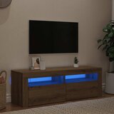  TV ormarić LED boja hrasta 120x35x40 cm konstruirano drvo Smeđa | Shoptok.si