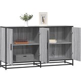 vidaXL Komoda Siva Sonoma 134x35x76 cm Konstruirano drvo Cijene