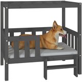 Krevet za pse sivi 95,5x73,5x90 cm od masivne borovine | Eponuda.ba