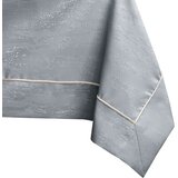 AmeliaHome Stolnjak Vesta s man&amp;scaron;etom i obrubom 140x260 cm, siva Slike