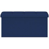  Sklopiva klupa za pohranu Plava 180 kg 80 L 77 x 38 x 38 cm | shoptok.hr