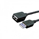 Mediarange USB 2.0 extension kabl 1.8m black MRCS154 ( KABMR154/Z ) Cene