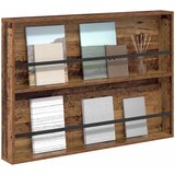  Polica za časopise s policom Zidne Staro drvo 100 x 12 x 70 cm | shoptok.hr