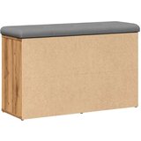 vidaXL Klupa za cipele obrtnički hrast 82x32x50 cm izrađeno drvo | shoptok.hr