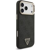 Guess maskica za IPHONE 17 Pro Max kompatibilna s MagSafe (4G PU s trokutastim logotipom) zlatno-crna | shoptok.hr