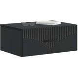  Noćni ormarić za montažu na zid 2 pcs Crna 49 x 34 5 x 20 cm | shoptok.hr