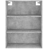  Visoka komoda siva betona 69,5x34x180 cm od konstruiranog drva | shoptok.hr