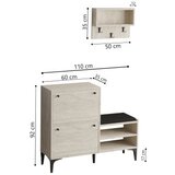 Hanah home cipelarnik sa čivilukom bred travertine | ePonuda.com